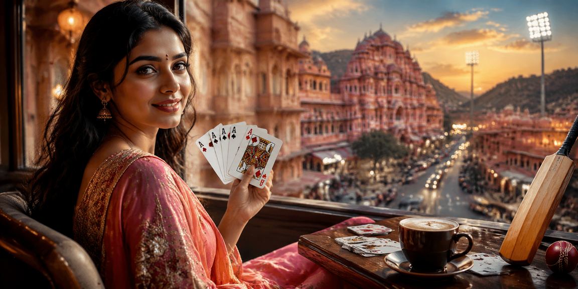 Elegant cricket betting environment in Jaipur